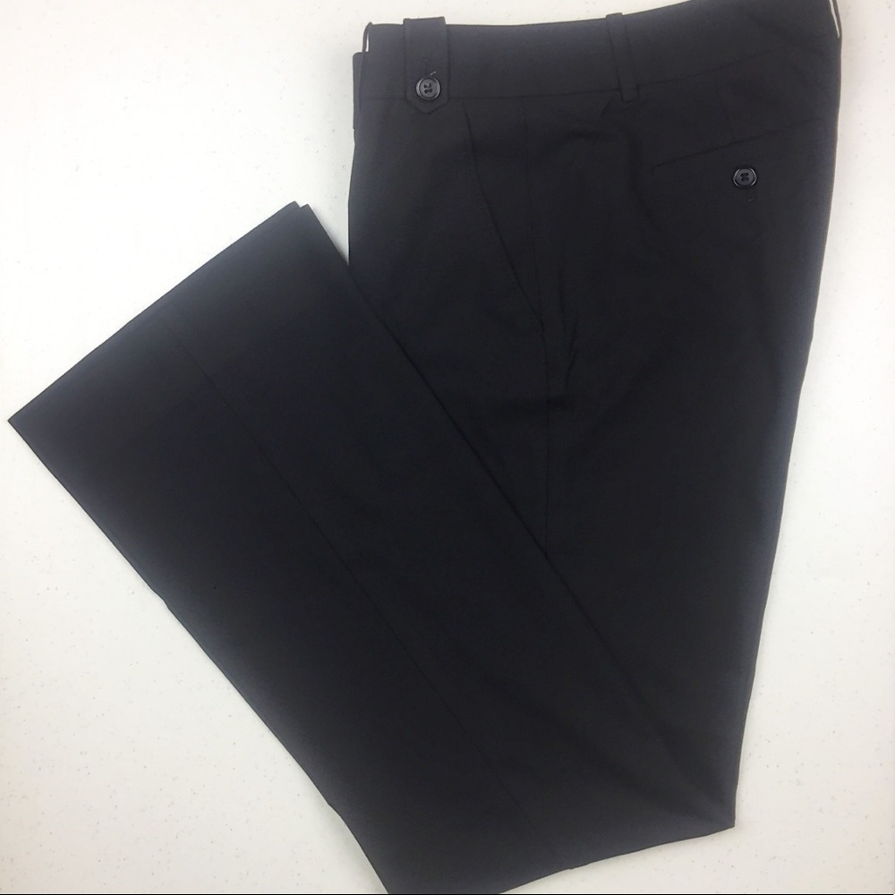 The Limited Drew Fit Black Straight Leg Dress Pant